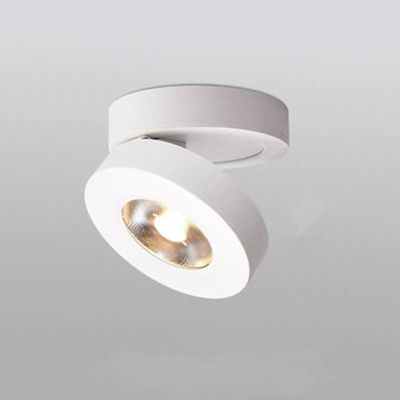 Arisha Modern Ceiling lighting Round, Novak Flush Mount, White/Black, Kitchen - Neutral Decor