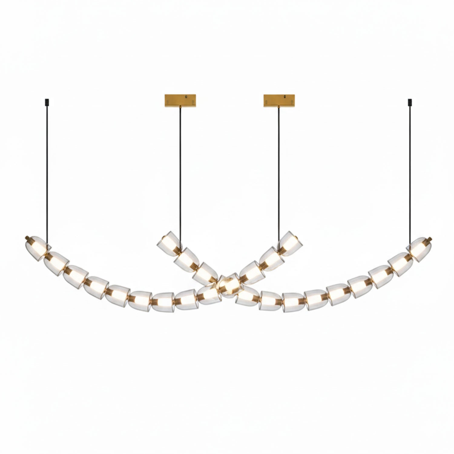Gabriel Gold Chandelier-Neutral Decor