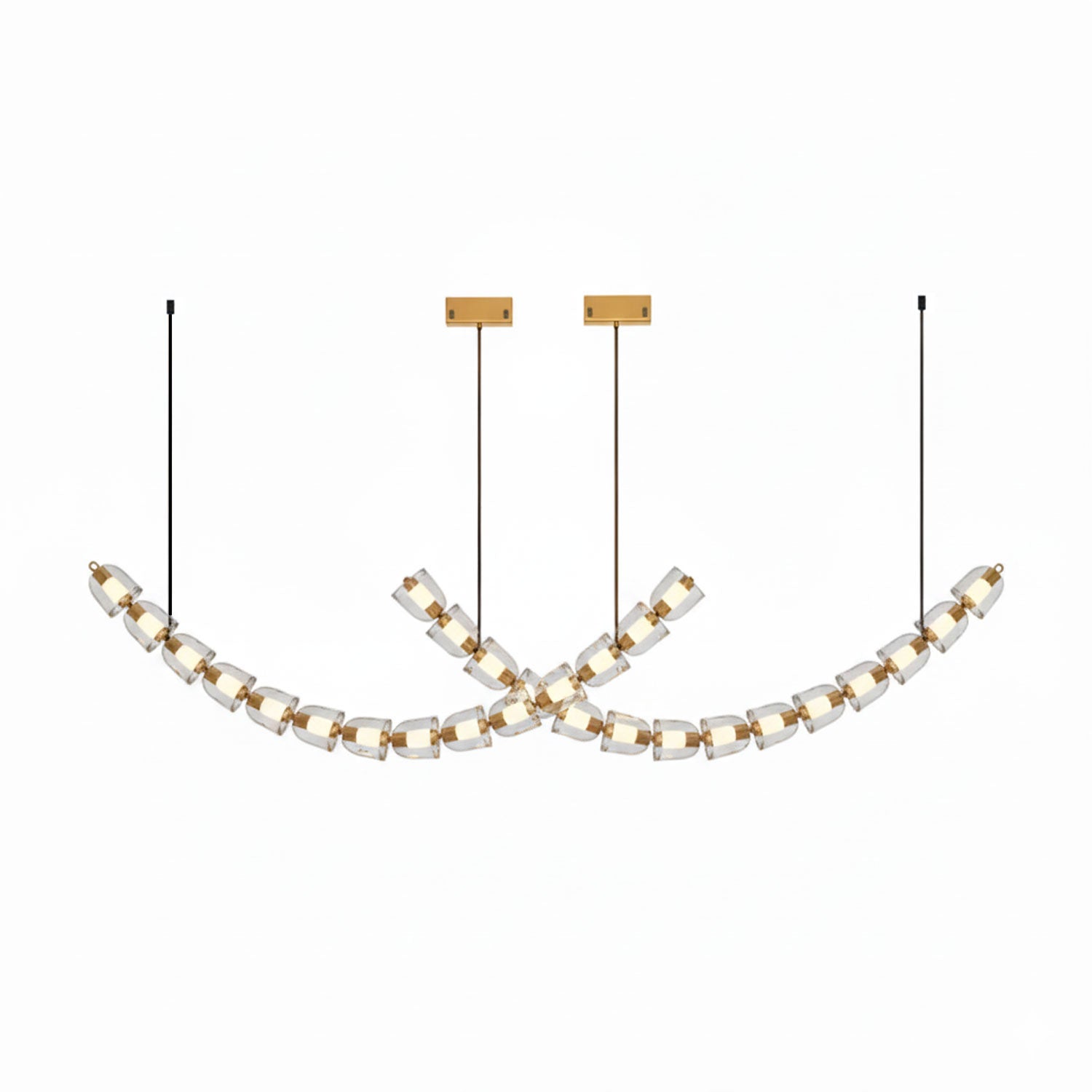 Gabriel Gold Chandelier-Neutral Decor