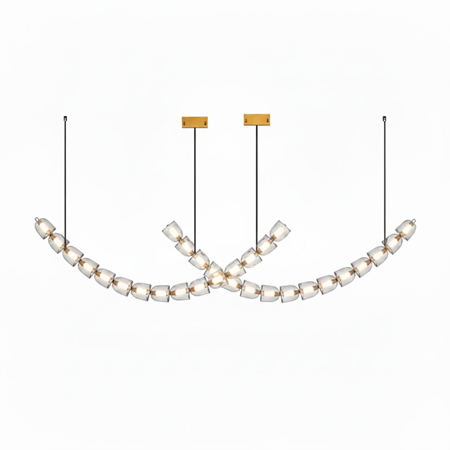 Gabriel Gold Chandelier-Neutral Decor