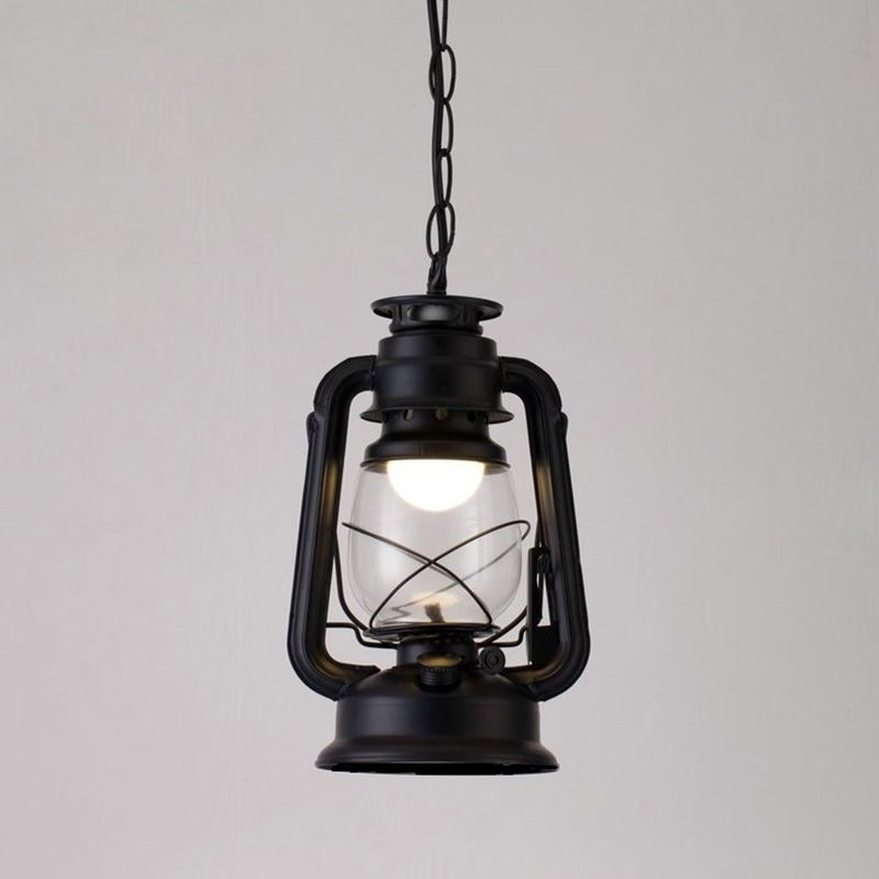 Silva Vintage Rustic Kerosene Pendant Light, 3 Color, 4 Style - Neutral Decor