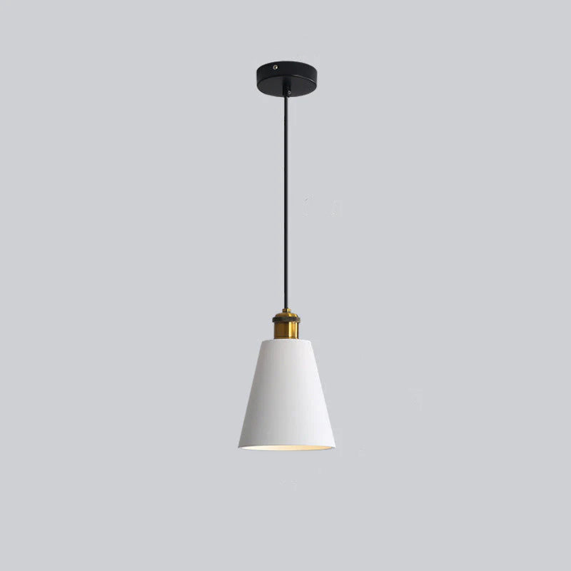 Aria Art Deco Minimalist Monochrome Pendant Light - Neutral Decor