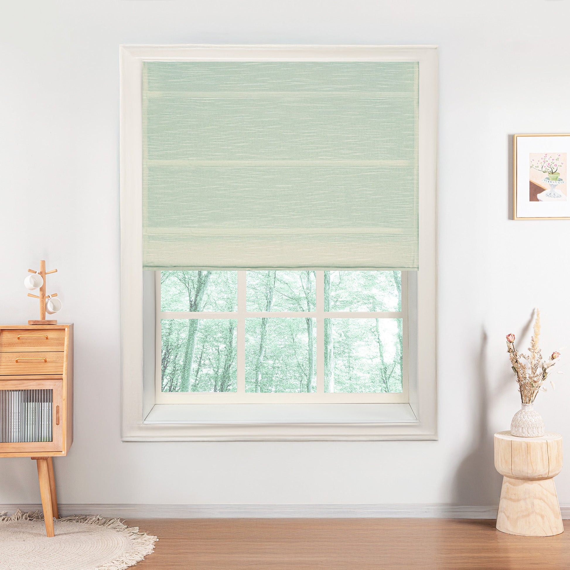Annie Roman Blackout Shades-Neutral Decor