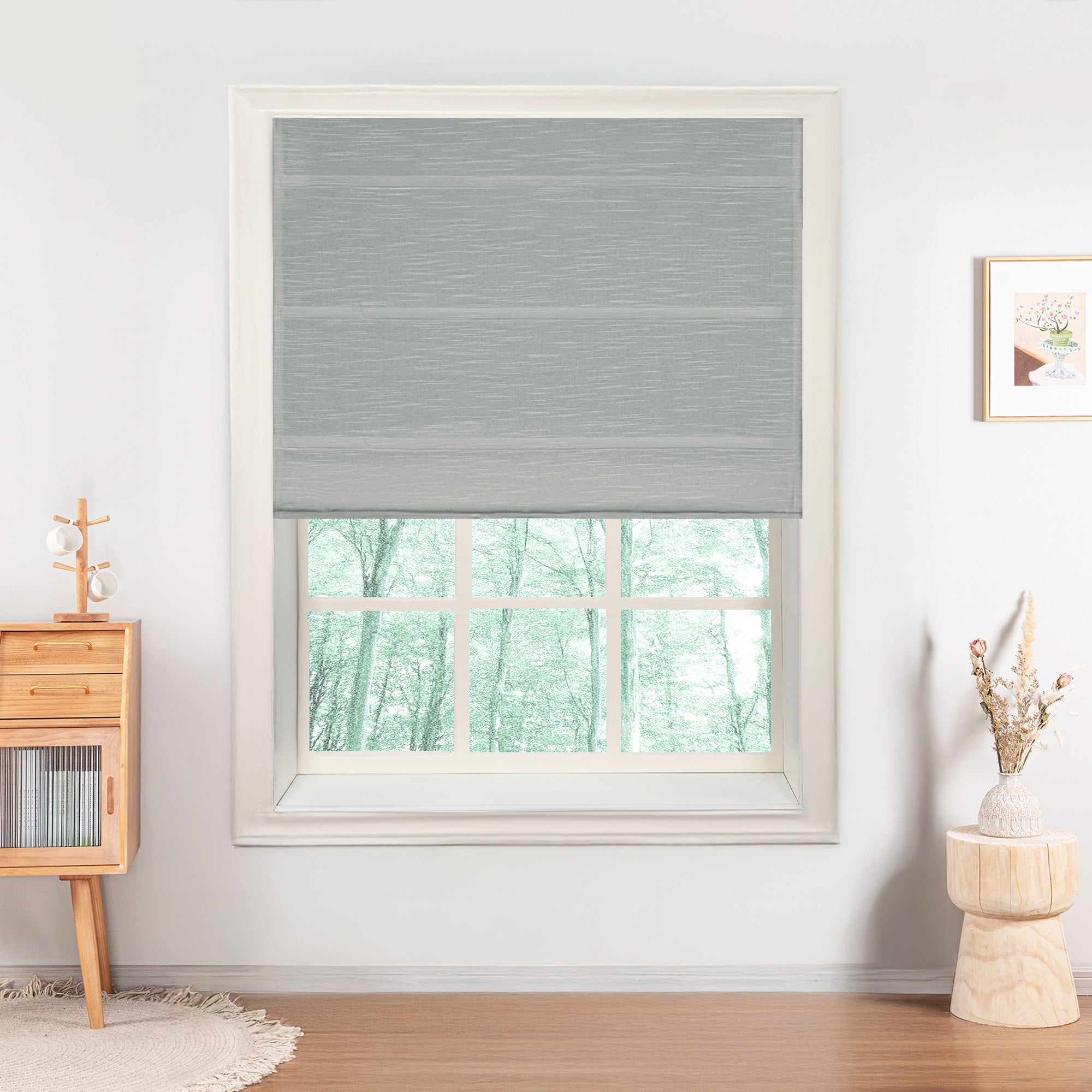 Annie Roman Blackout Shades-Neutral Decor