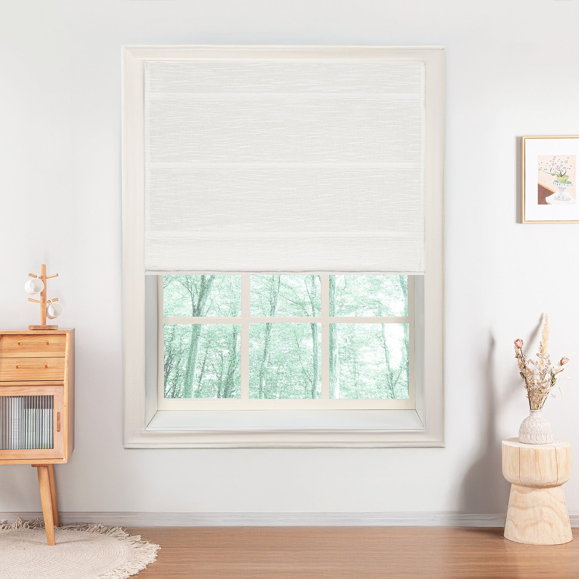 Annie Roman Blackout Shades-Neutral Decor