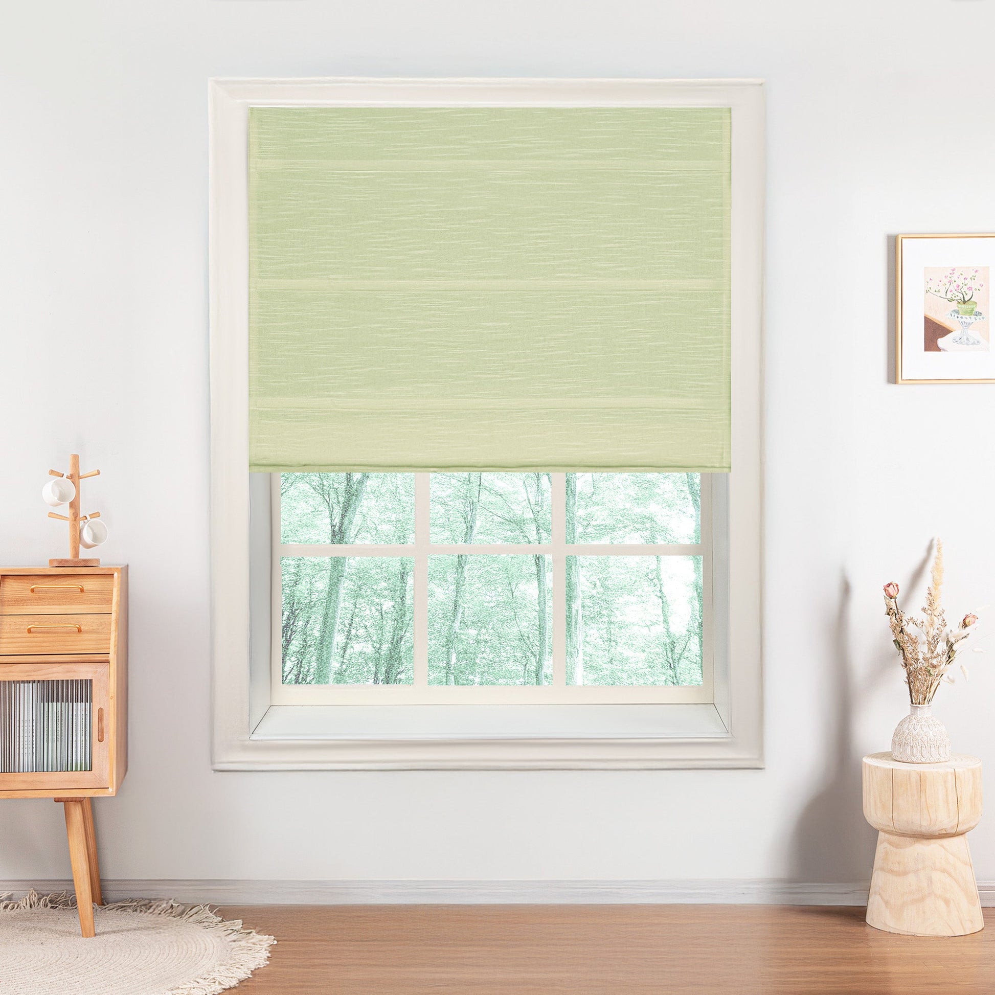 Annie Roman Blackout Shades-Neutral Decor