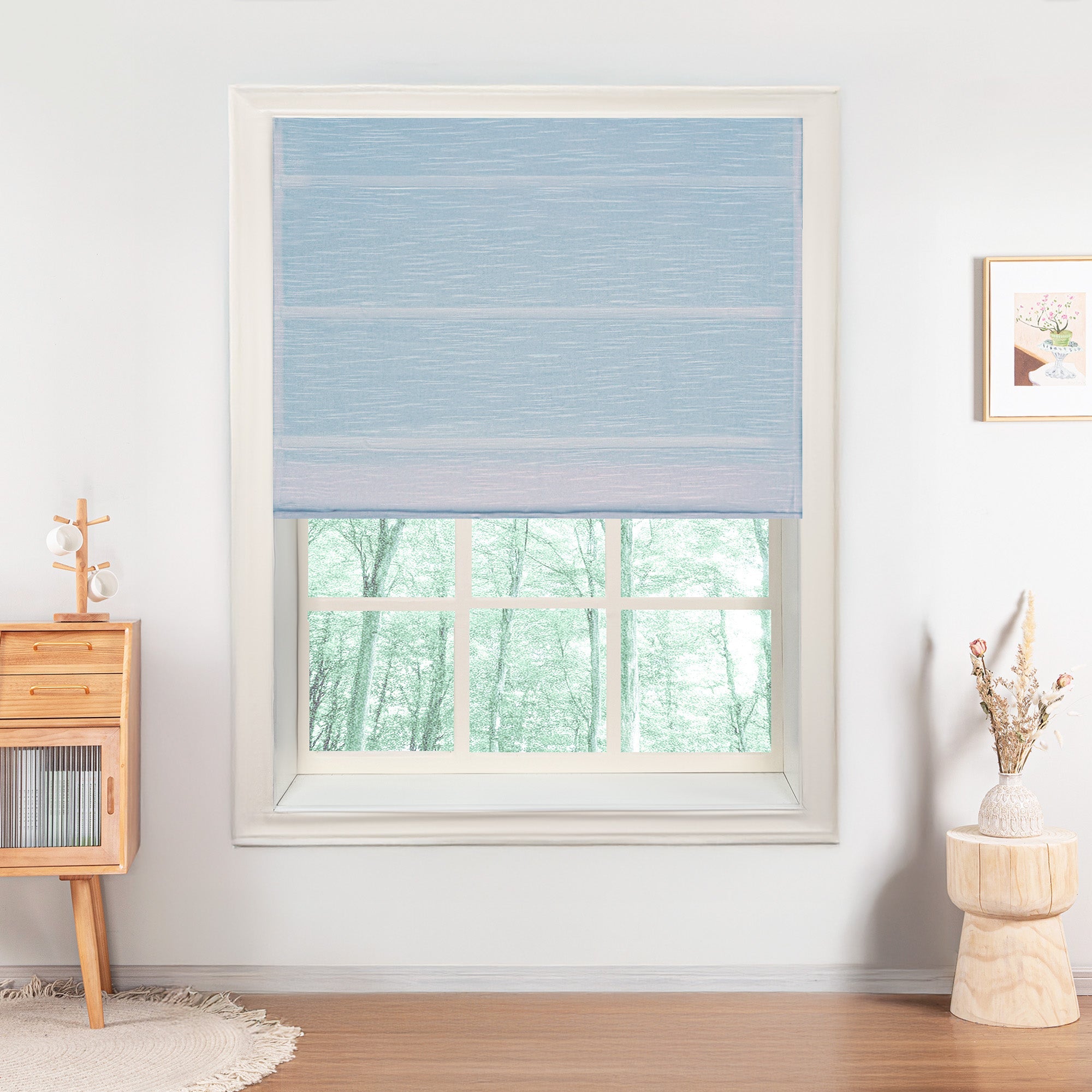 Annie Roman Blackout Shades-Neutral Decor