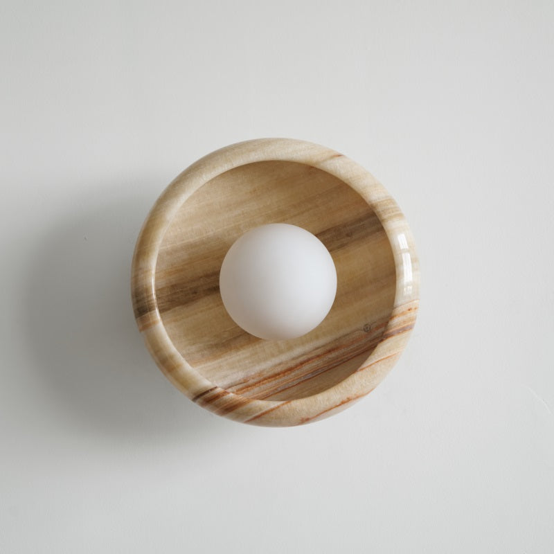 Onvix Natural Onyx Wall Light