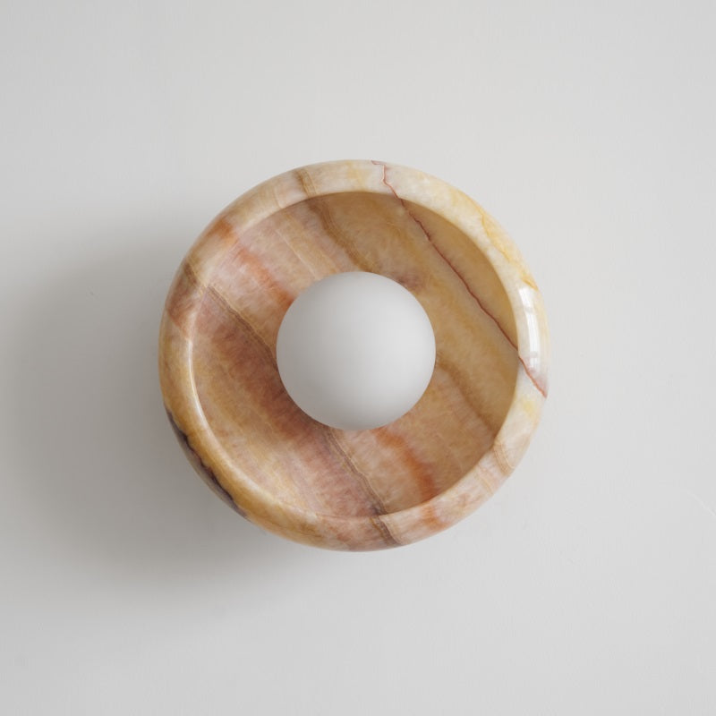 Onvix Natural Onyx Wall Light