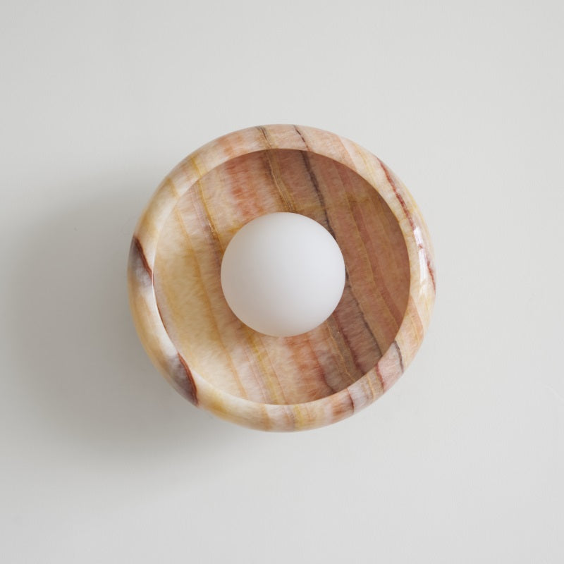 Onvix Natural Onyx Wall Light