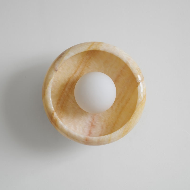 Onvix Natural Onyx Wall Light