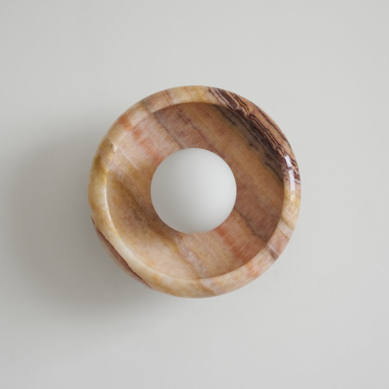 Onvix Natural Onyx Wall Light