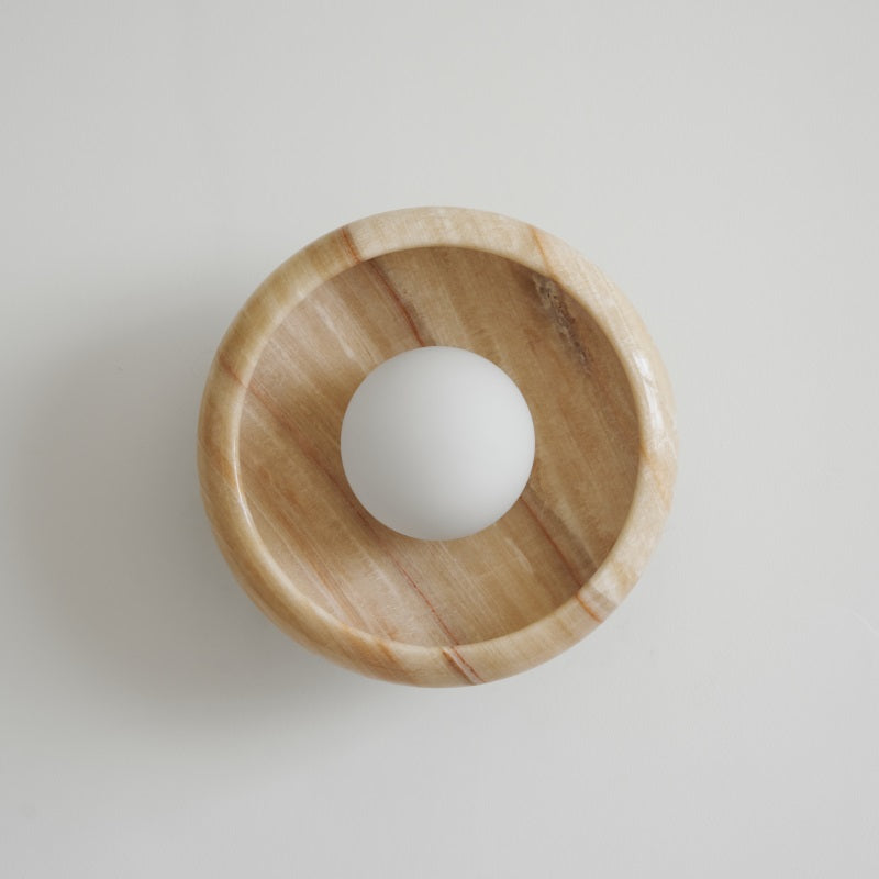 Onvix Natural Onyx Wall Light