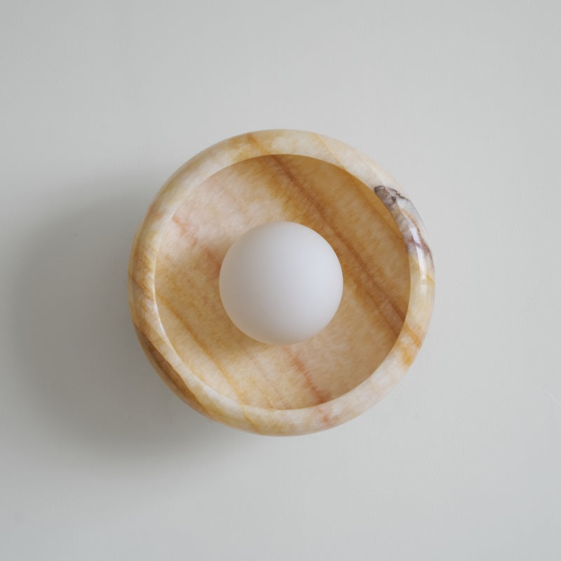 Onvix Natural Onyx Wall Light