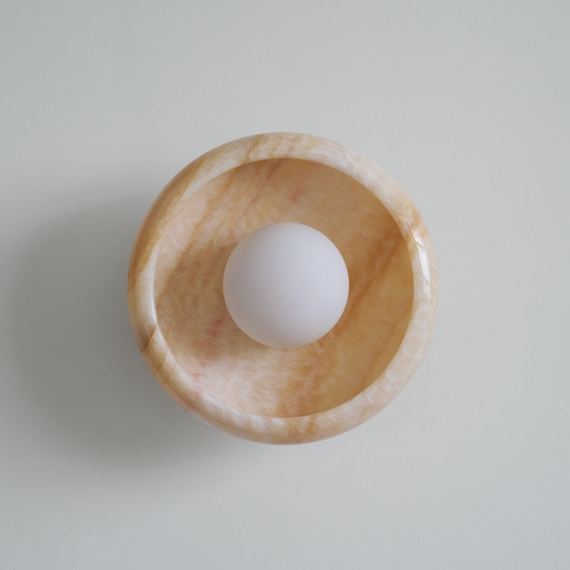 Onvix Natural Onyx Wall Light