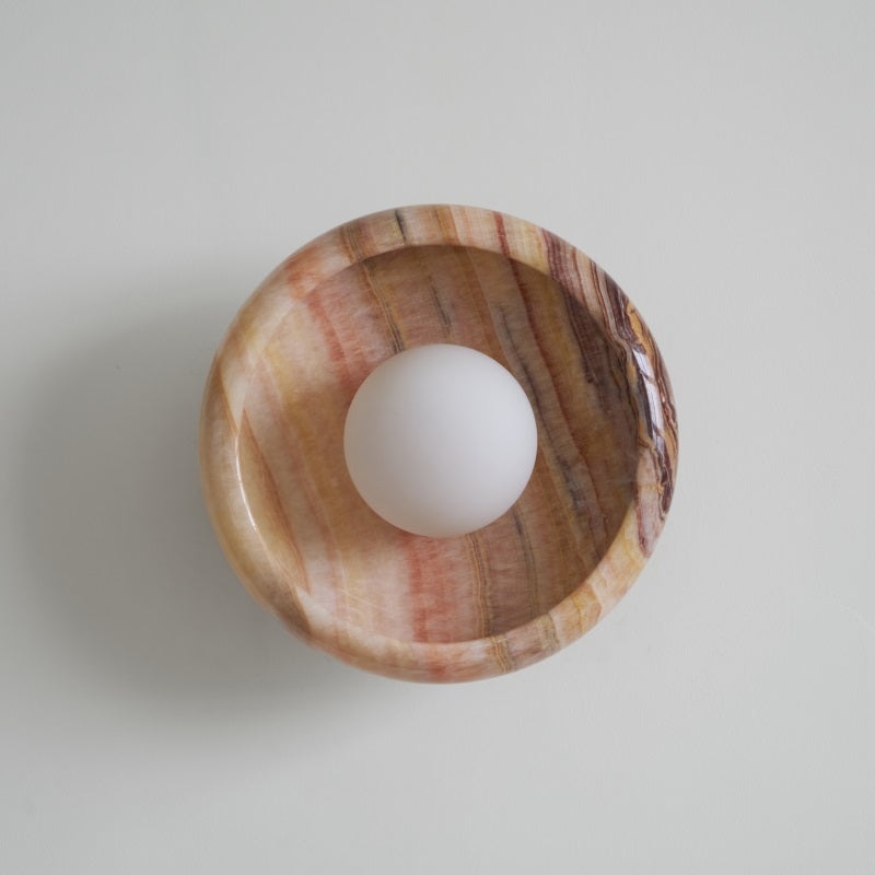 Onvix Natural Onyx Wall Light