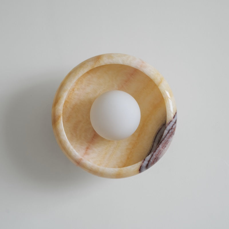 Onvix Natural Onyx Wall Light
