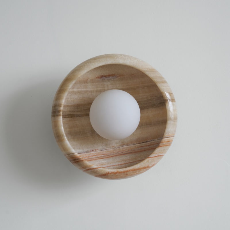 Onvix Natural Onyx Wall Light