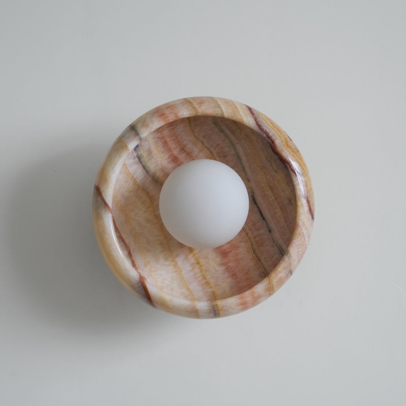 Onvix Natural Onyx Wall Light