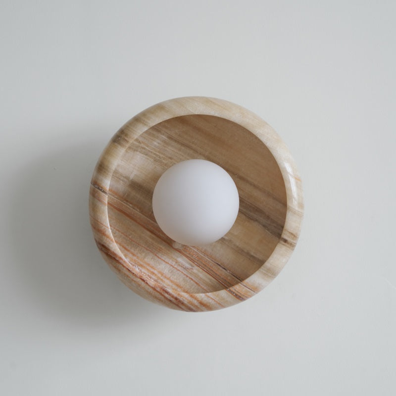 Onvix Natural Onyx Wall Light