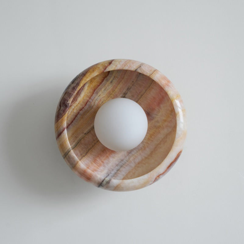 Onvix Natural Onyx Wall Light