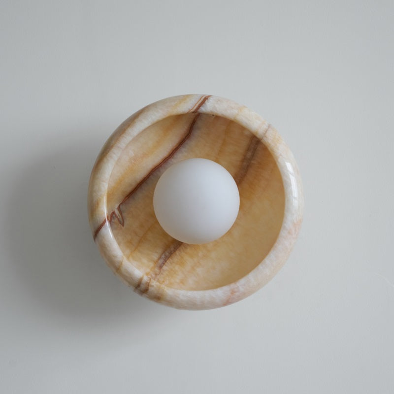 Onvix Natural Onyx Wall Light