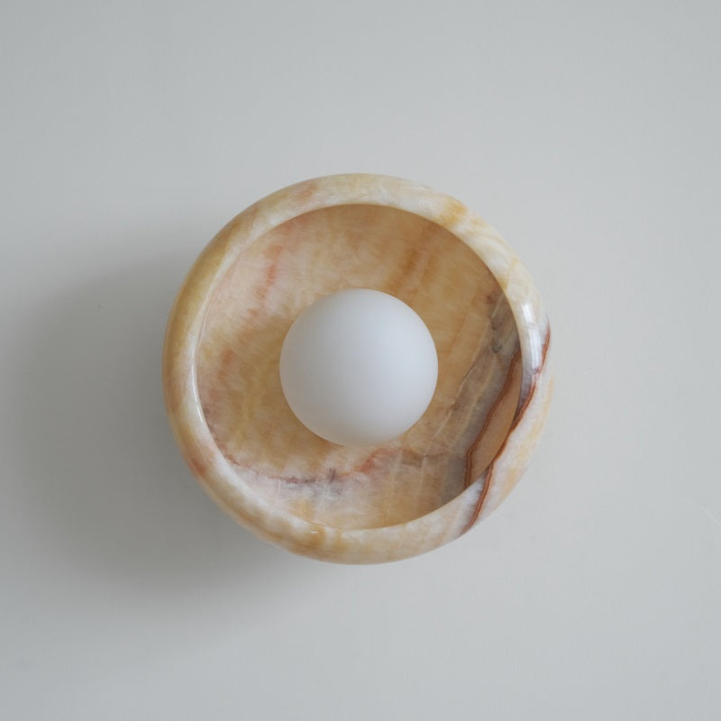 Onvix Natural Onyx Wall Light