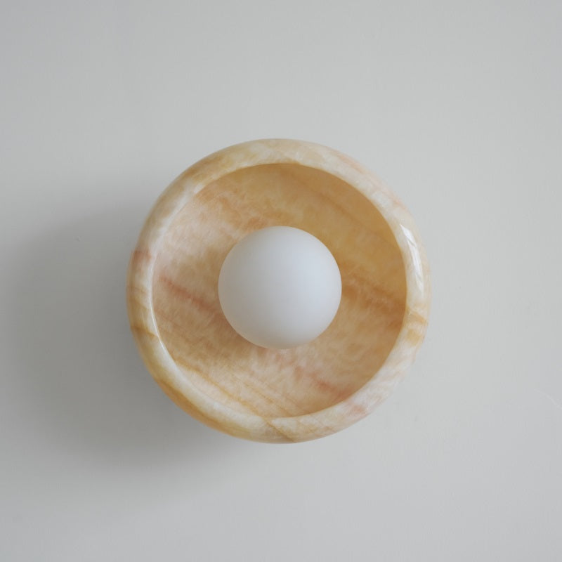 Onvix Natural Onyx Wall Light