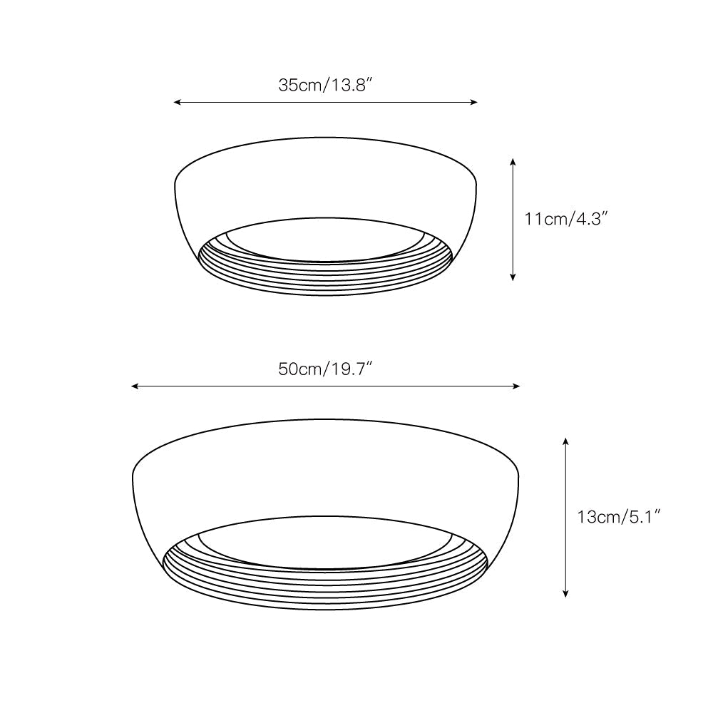 Melen Minimalist Duncan Ceiling Light-Neutral Decor