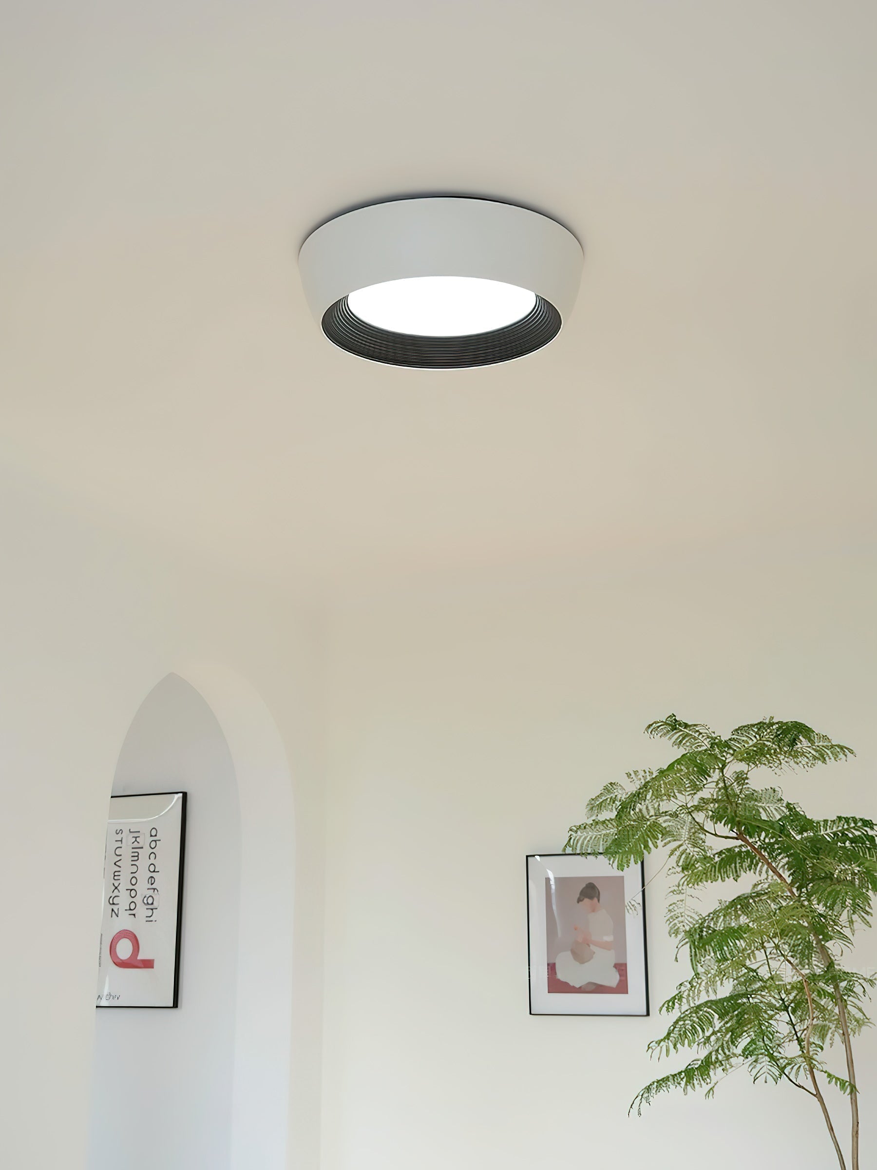 Melen Minimalist Duncan Ceiling Light-Neutral Decor