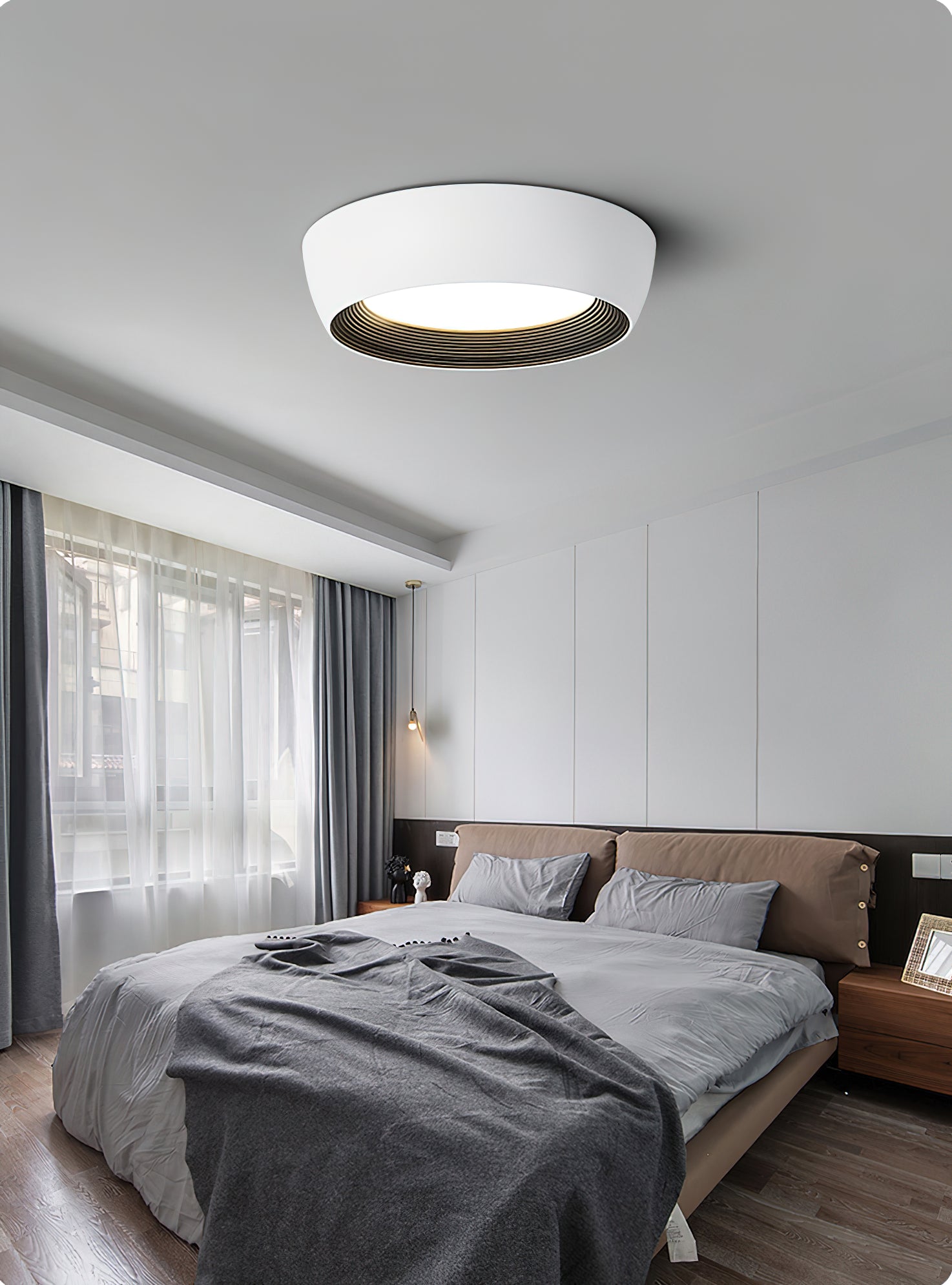 Melen Minimalist Duncan Ceiling Light-Neutral Decor