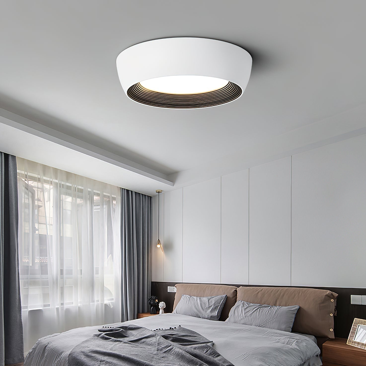 Melen Minimalist Duncan Ceiling Light-Neutral Decor