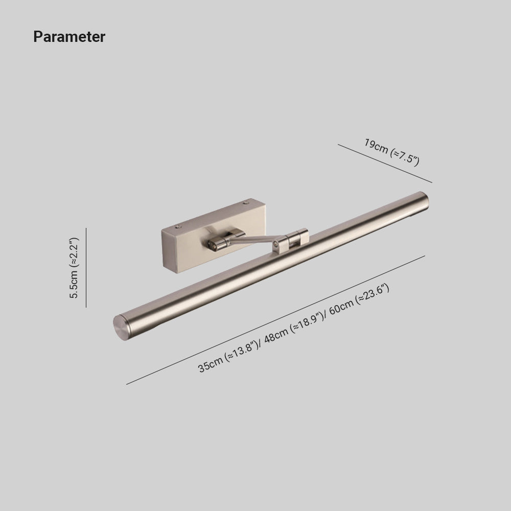 Arisha Modern Linear Metal/Acrylic Wall Lamp, Champagne Gold - Neutral Decor