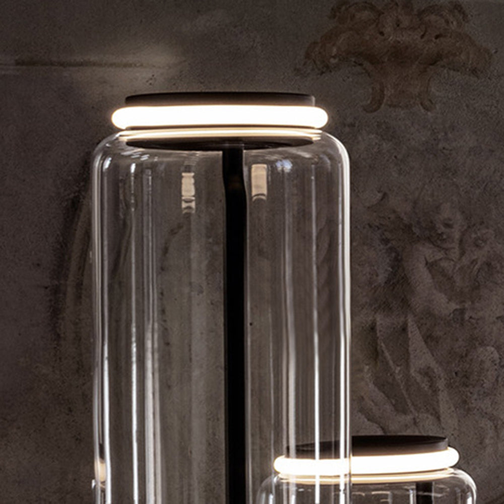 Valentina Minimalist Combination Glass Pendant Light, Clear - Neutral Decor