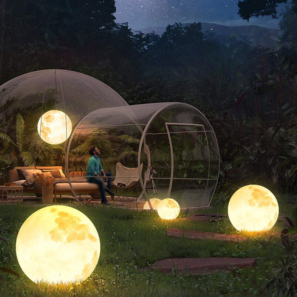 Ray Moon Modern Bubble Glod Pendant Light, Metal/Resin/Fiberglass - Neutral Decor