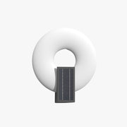 Ray Modern Metal/Acrylic Solar Waterproof Outdoor Wall Lamp, Black/White - Neutral Decor