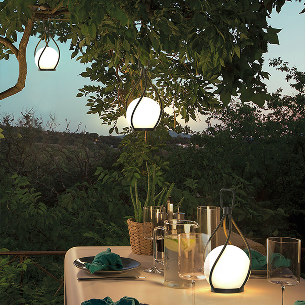 Ray Pendant Light Bubble Modern, Metal/Acrylic, White/Transparent - Neutral Decor
