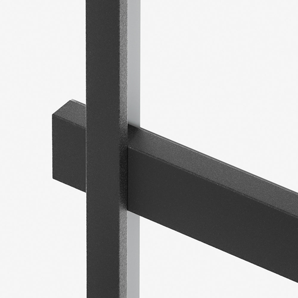 Ray Minimalist Duo-Linear Outdoor Wall Lamp, Black - Neutral Decor