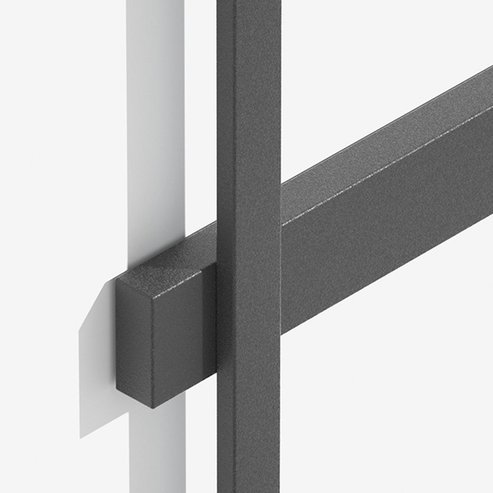 Ray Minimalist Duo-Linear Outdoor Wall Lamp, Black - Neutral Decor