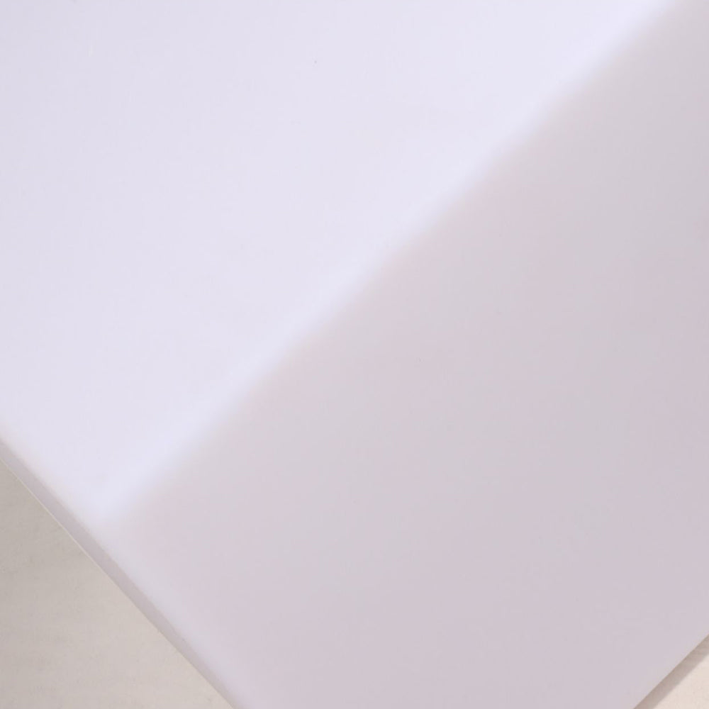 Ray Minimalist Square Acrylic Outdoor Ground Lamp, White - Neutral Decor