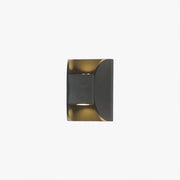 Ray Minimalist Up/Down Metal Outdoor Wall Lamp, Black - Neutral Decor