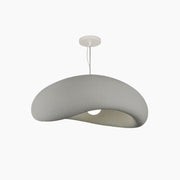 Avi Minimalist Cobblestone Shape Pendant Light, Blue/Grey - Neutral Decor