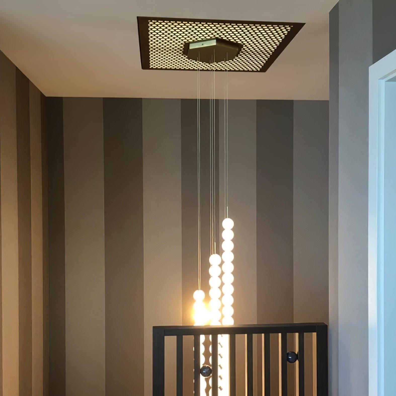 Fray Plastic Artistic Pendant Light-Neutral Decor