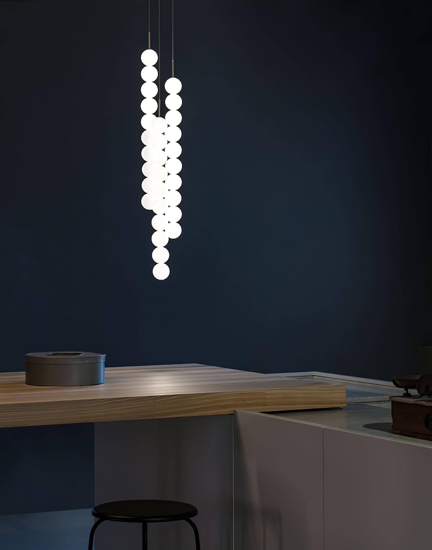 Fray Plastic Artistic Pendant Light-Neutral Decor