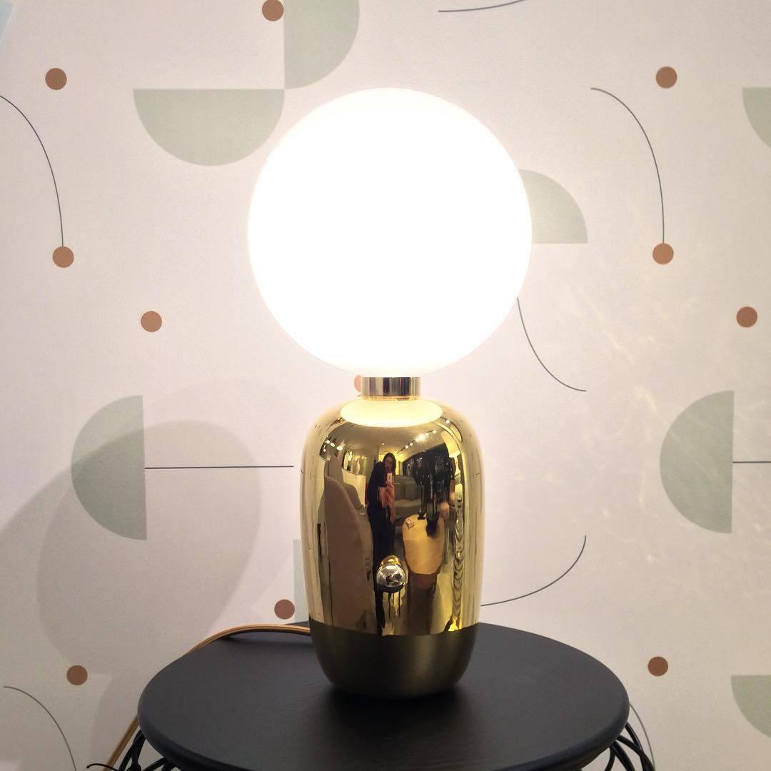 Nyxen Glass Industrial Table Lamp-Neutral Decor
