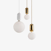 Carter Modern Glass Pendant Light-Neutral Decor