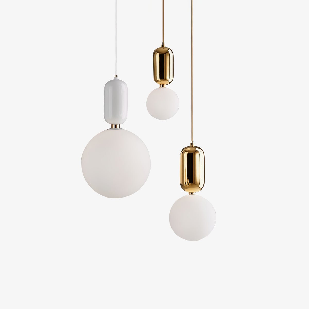 Carter Modern Glass Pendant Light-Neutral Decor