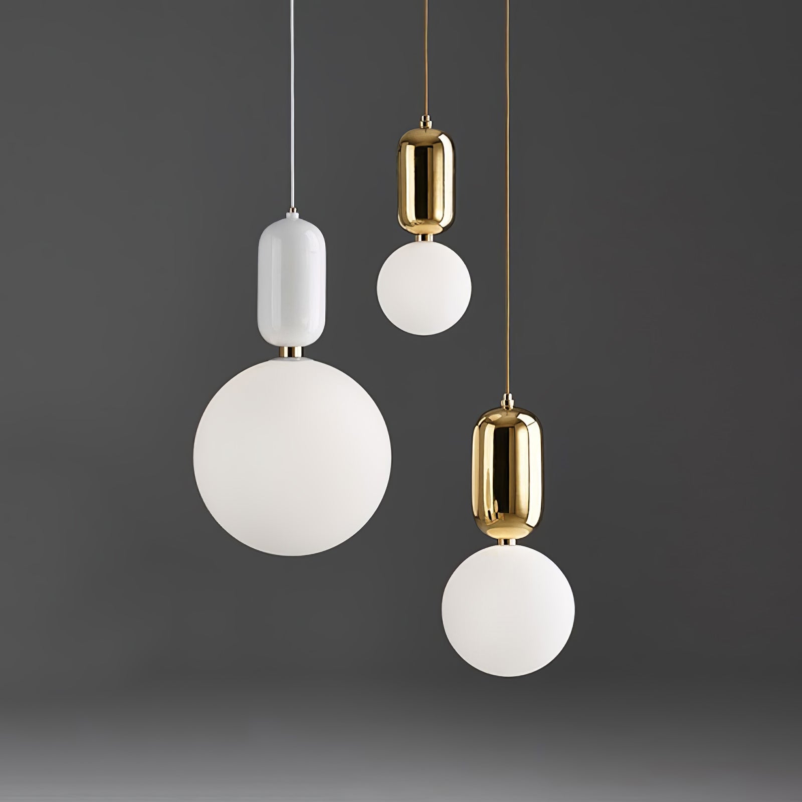 Carter Modern Glass Pendant Light-Neutral Decor