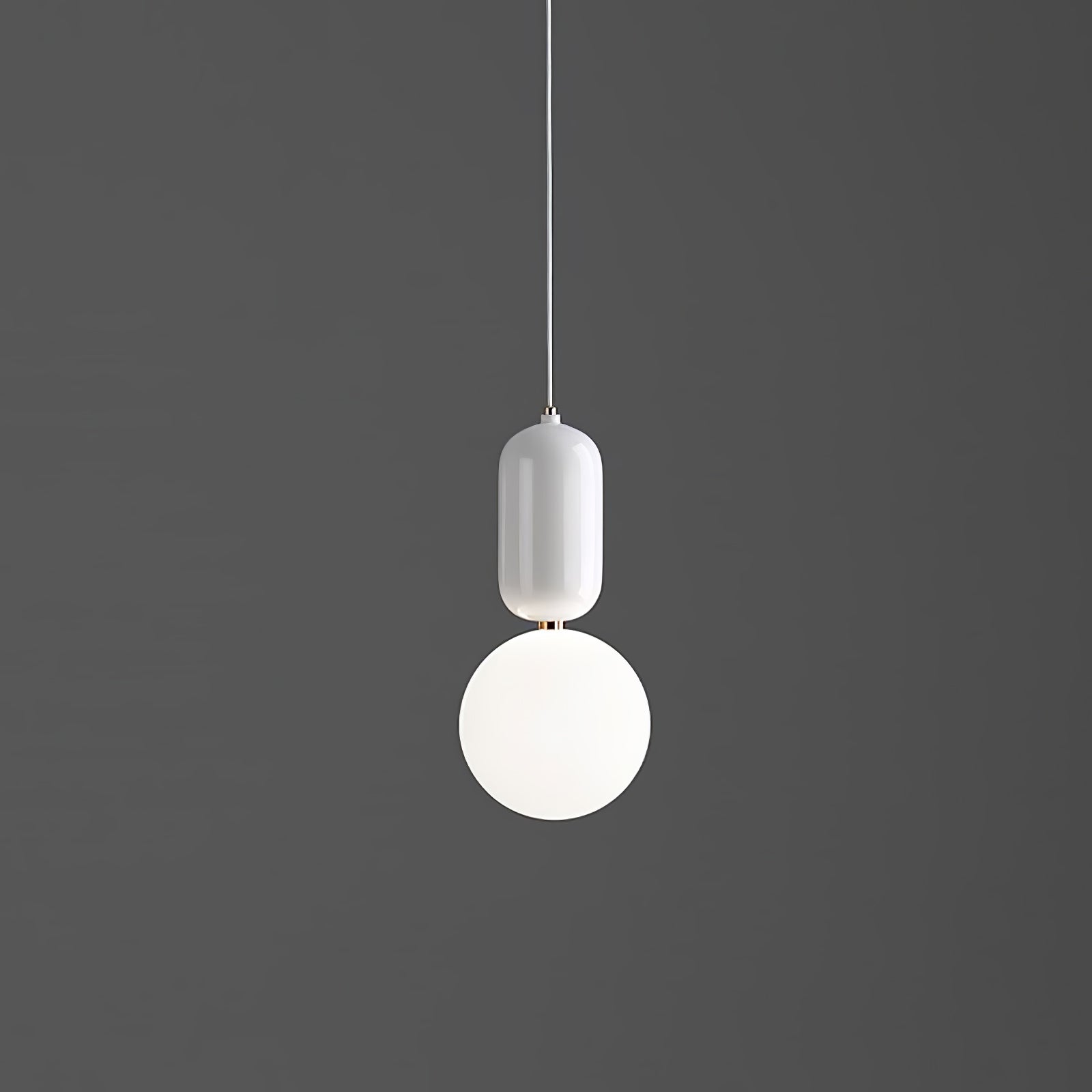 Carter Modern Glass Pendant Light-Neutral Decor