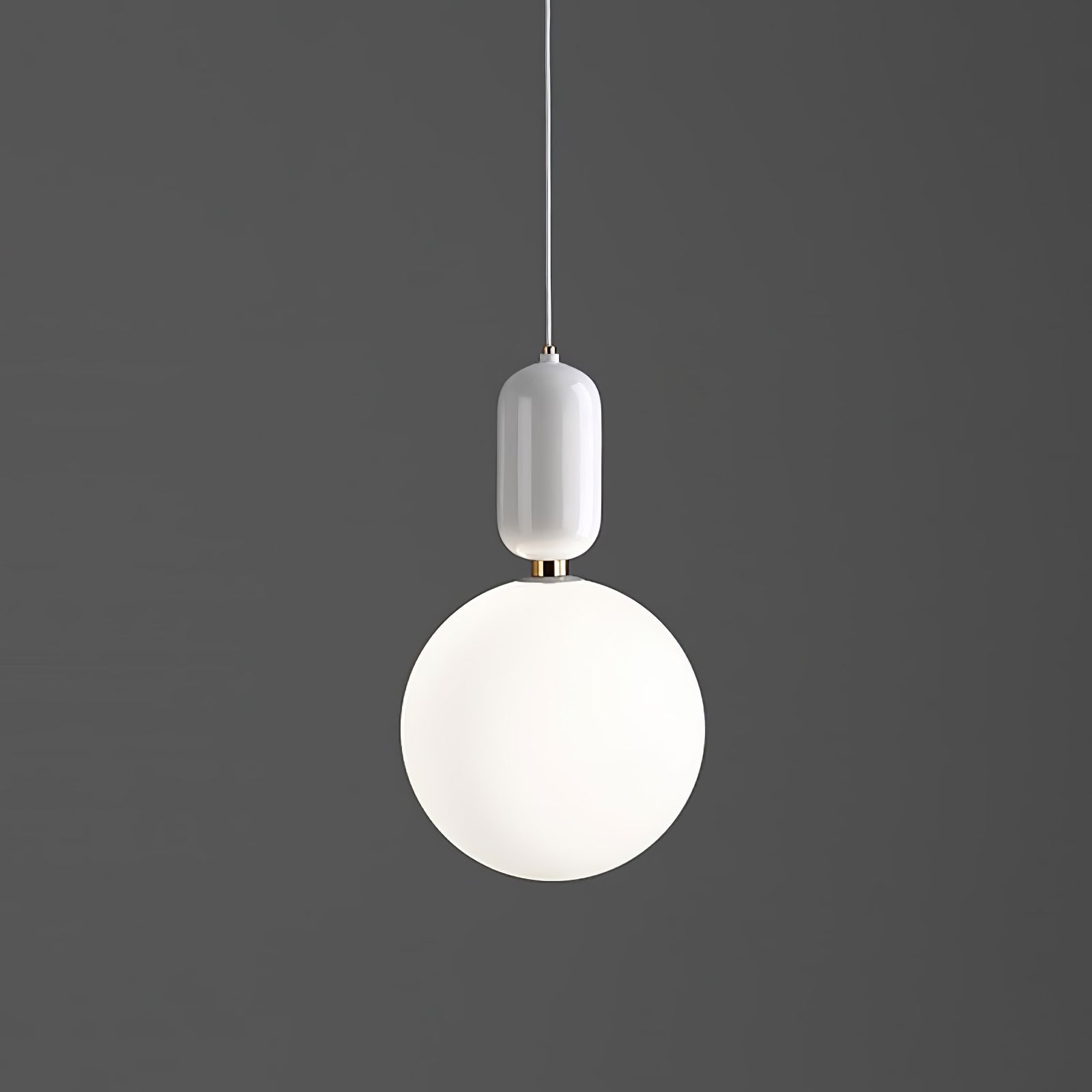Carter Modern Glass Pendant Light-Neutral Decor
